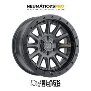 LLANTAS BLACK RHINO DUGGER GUN BLACK ARO 18/6X114.3 JUEGO