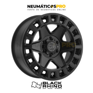LLANTAS BLACK RHINO YORK MATTE BLACK ARO 17/6X139.7 JUEGO