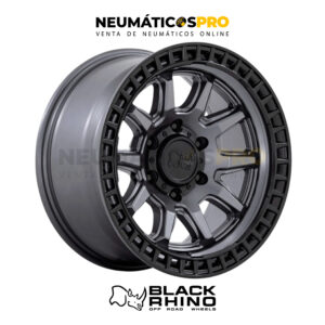 LLANTAS BLACK RHINO CALICO GUNMETAL ARO 17/6X139.7 JUEGO