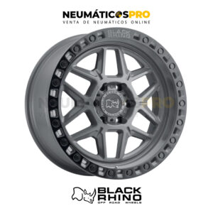 LLANTAS BLACK RHINO KELSO BATTLESHIP GARO 17/5X127 JUEGO