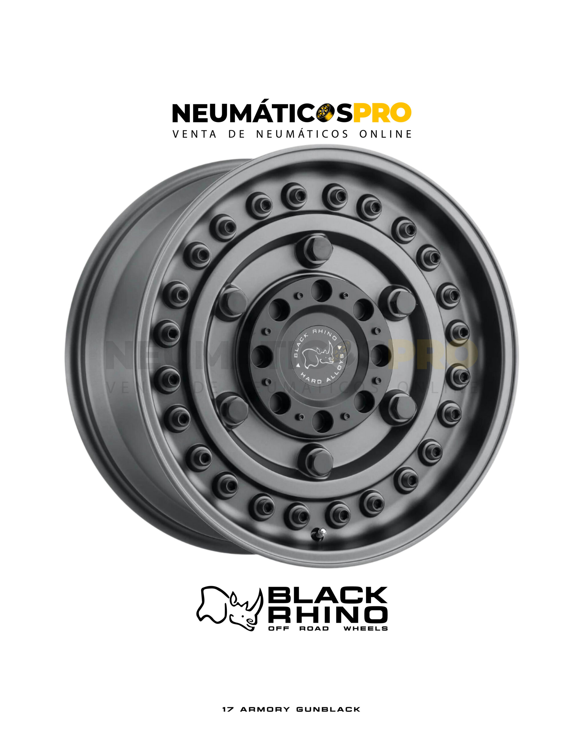 LLANTAS BLACK RHINO ARMORY BLACK ARO 17/6X135-6X139.7 JUEGO