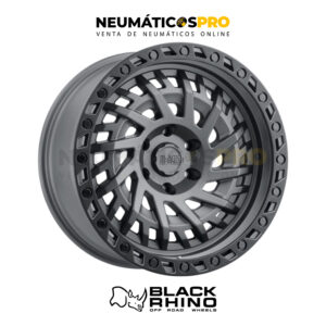LLANTAS BLACK RHINO SHREDDER GUN METAL ARO 17/6X139 JUEGO