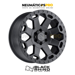 LLANTAS BLACK RHINO O WARLORD GUNMETAL ARO 17/6X139 JUEGO
