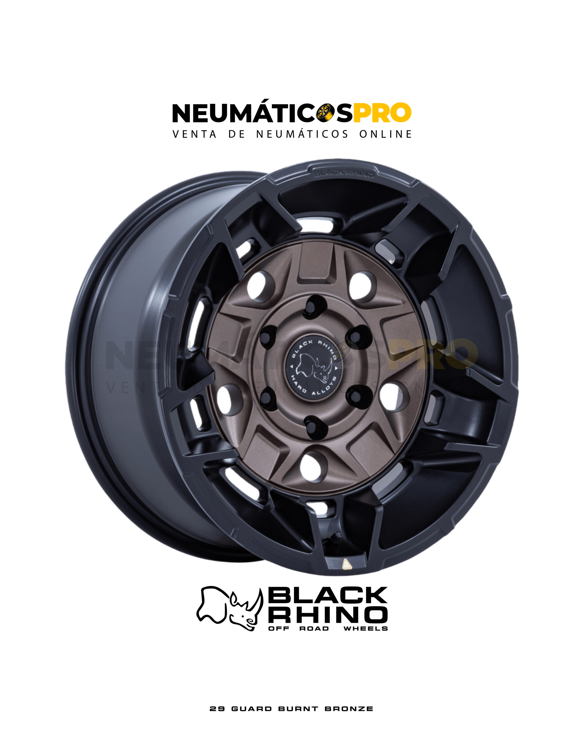 LLANTAS BLACK RHINO GUARD BRONZE ARO 17/6X139.7 JUEGO