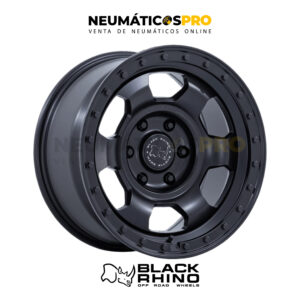 LLANTAS BLACK RHINO TROOPER MATTE BLACK ARO 17/6X139.7 JUEGO