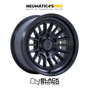 LLANTAS BLACK RHINO TALEO MATTE BLACK ARO 17/6X139.7 JUEGO