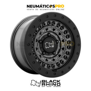 LLANTAS BLACK RHINO BARRICADE BLACK ROCK ARO 17/5X127 JUEGO