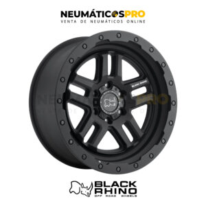 LLANTAS BLACK RHINO BARSTOW MATTE BLACK ARO 20/6X135 JUEGO