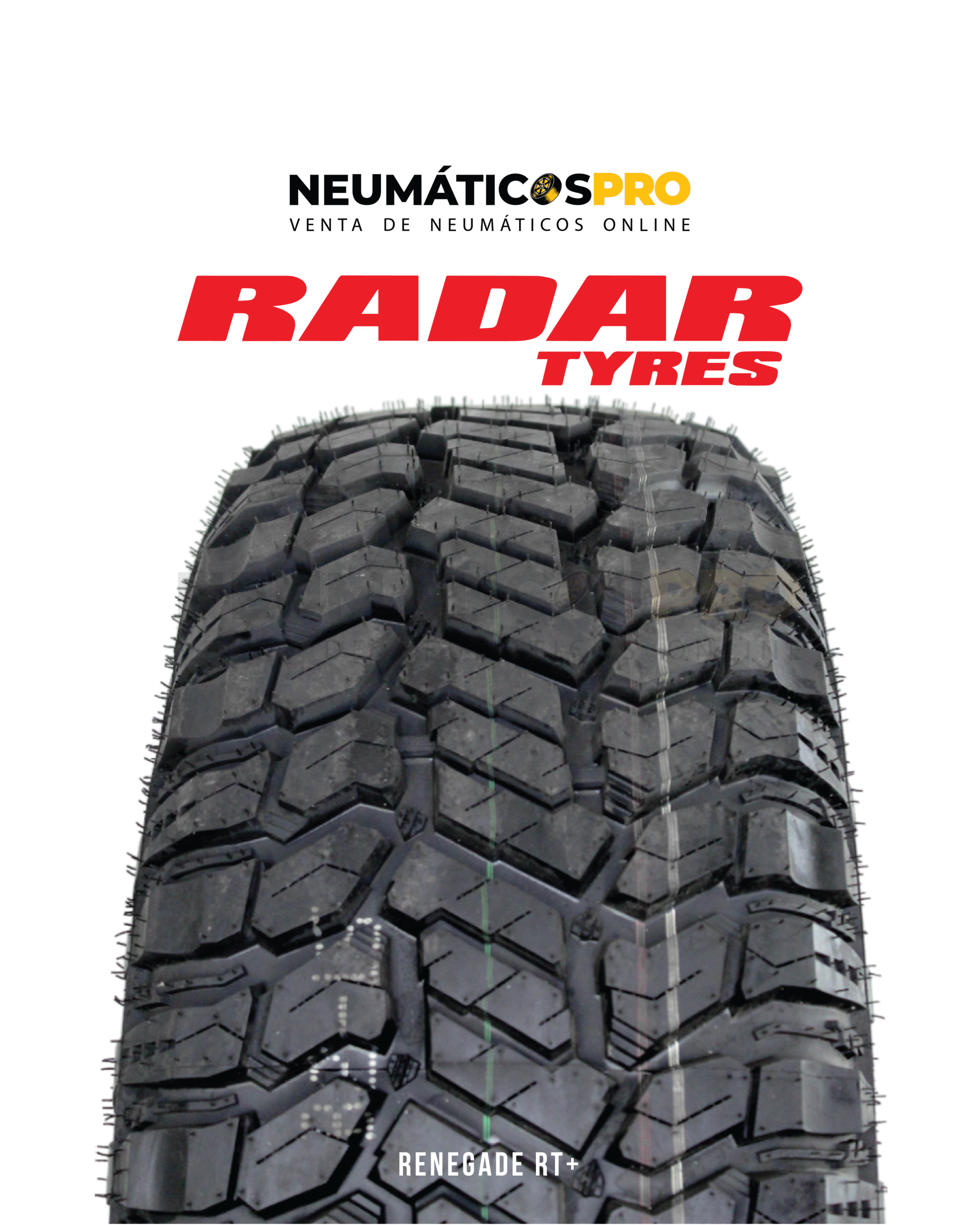 NEUMATICOS 285/70R17 R/T RADAR MODEL RENEGADE UNIDAD - Imagen 2