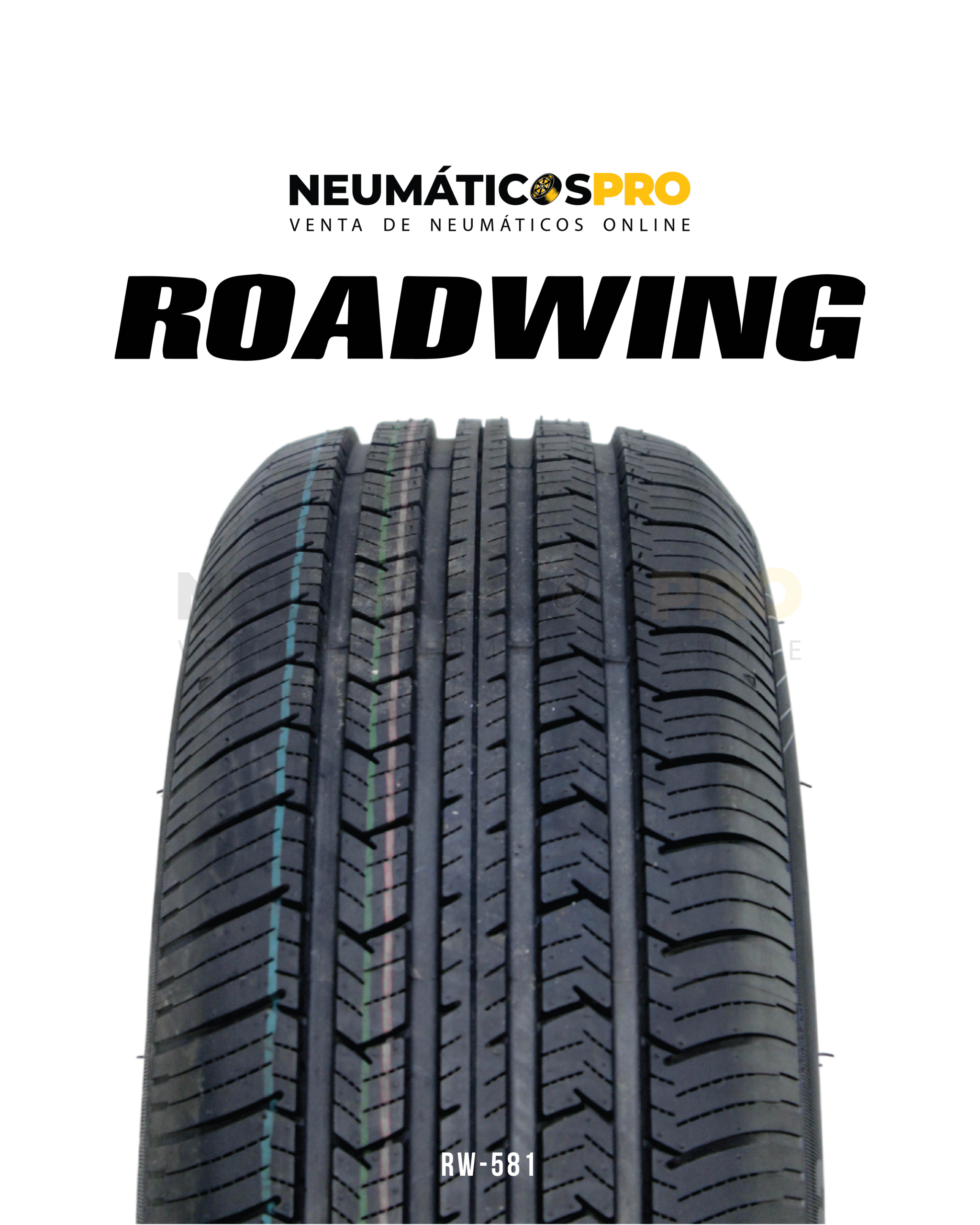 PACK 4 UNIDADES NEUMATICOS 185/55R15 ROADWING HT RW-581 - Imagen 2