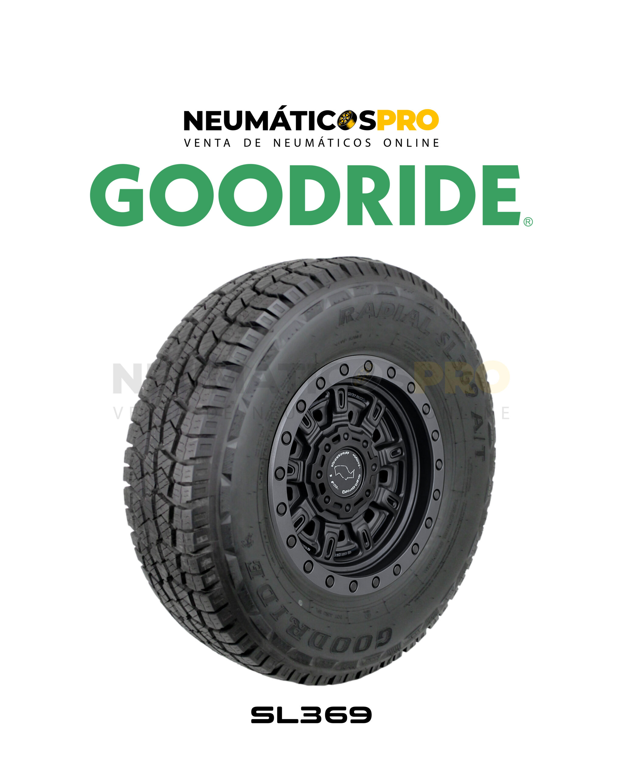 NEUMATICOS 255/65R17 GOODRIDE AT SL369 UNIDAD - NeumaticosPro