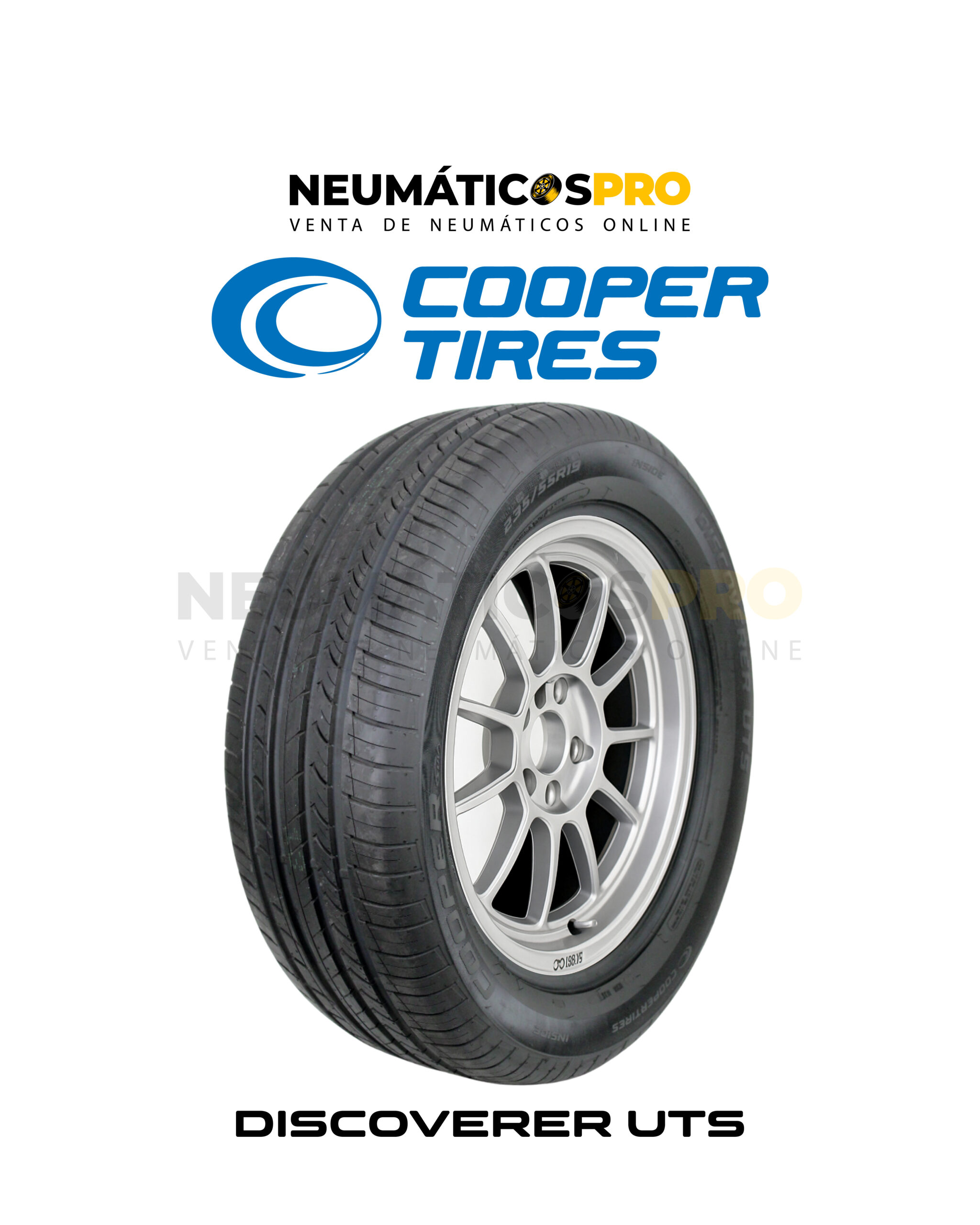 NEUMATICOS 255/45R19 COOPER DISCOVERER UTS 100W UNIDAD