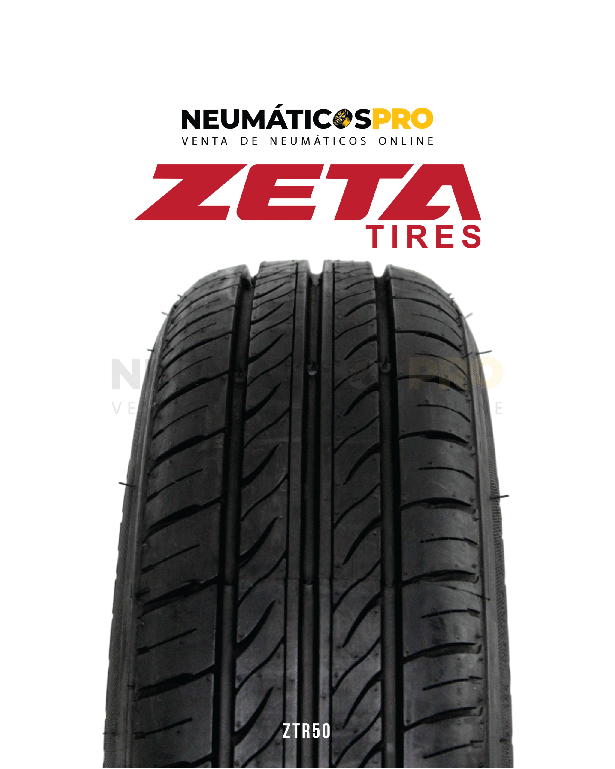 PACK 4 UNIDADES NEUMATICOS 165/70R13 ZETA MODEL ZTR50 - Imagen 2