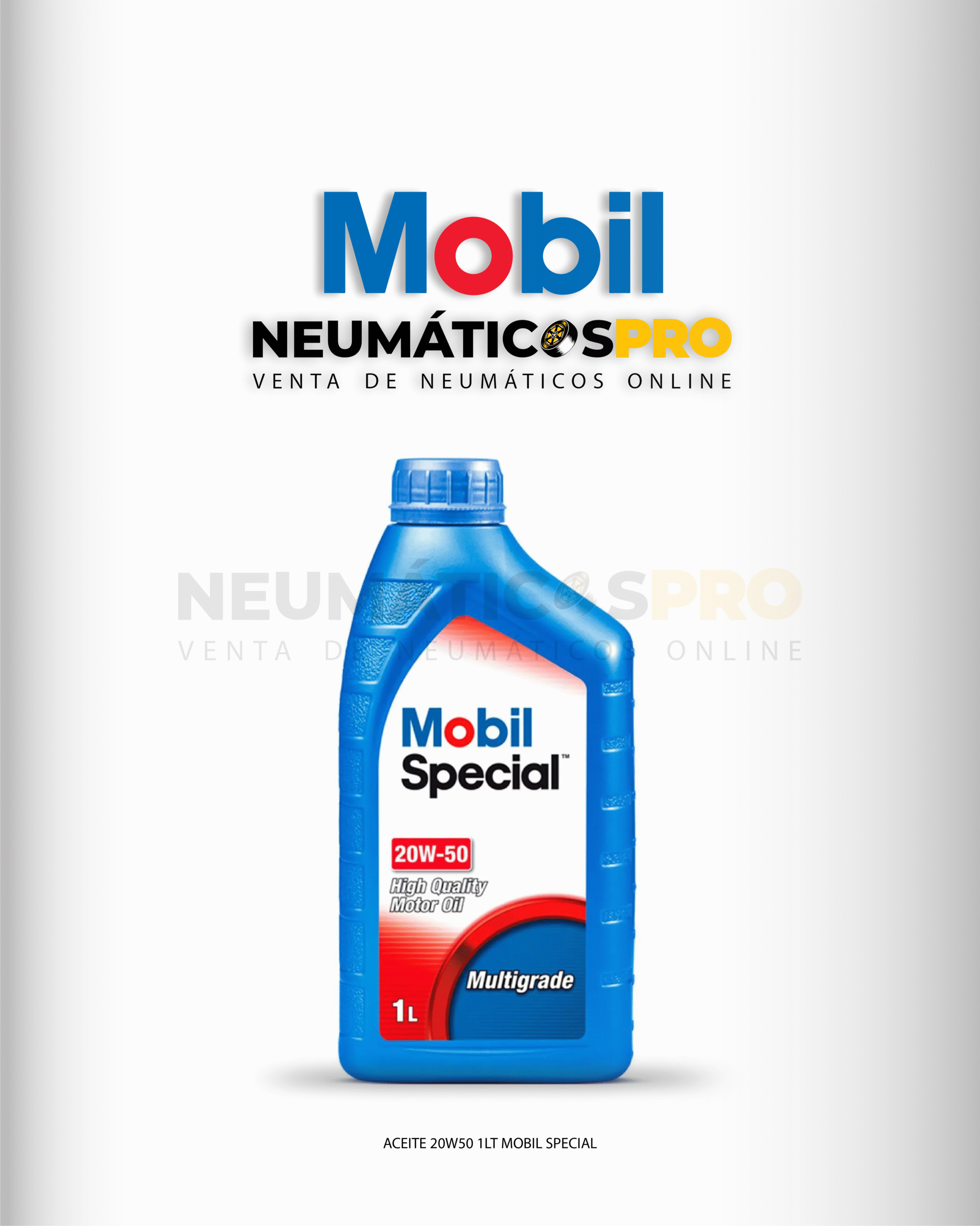 ACEITE MOBIL SAE 20W50 SPECIAL API SL BIDON 1 LITRO MINERAL OFERTA