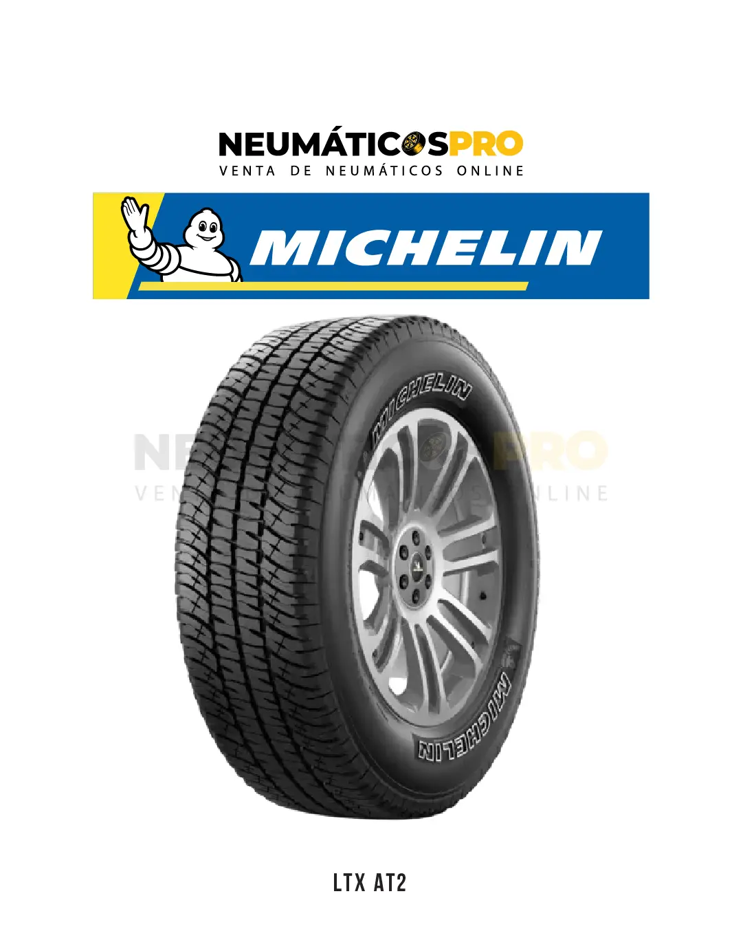 NEUMATICOS 245/75R16 MICHELIN LTX A/T 2 LRE UNIDAD
