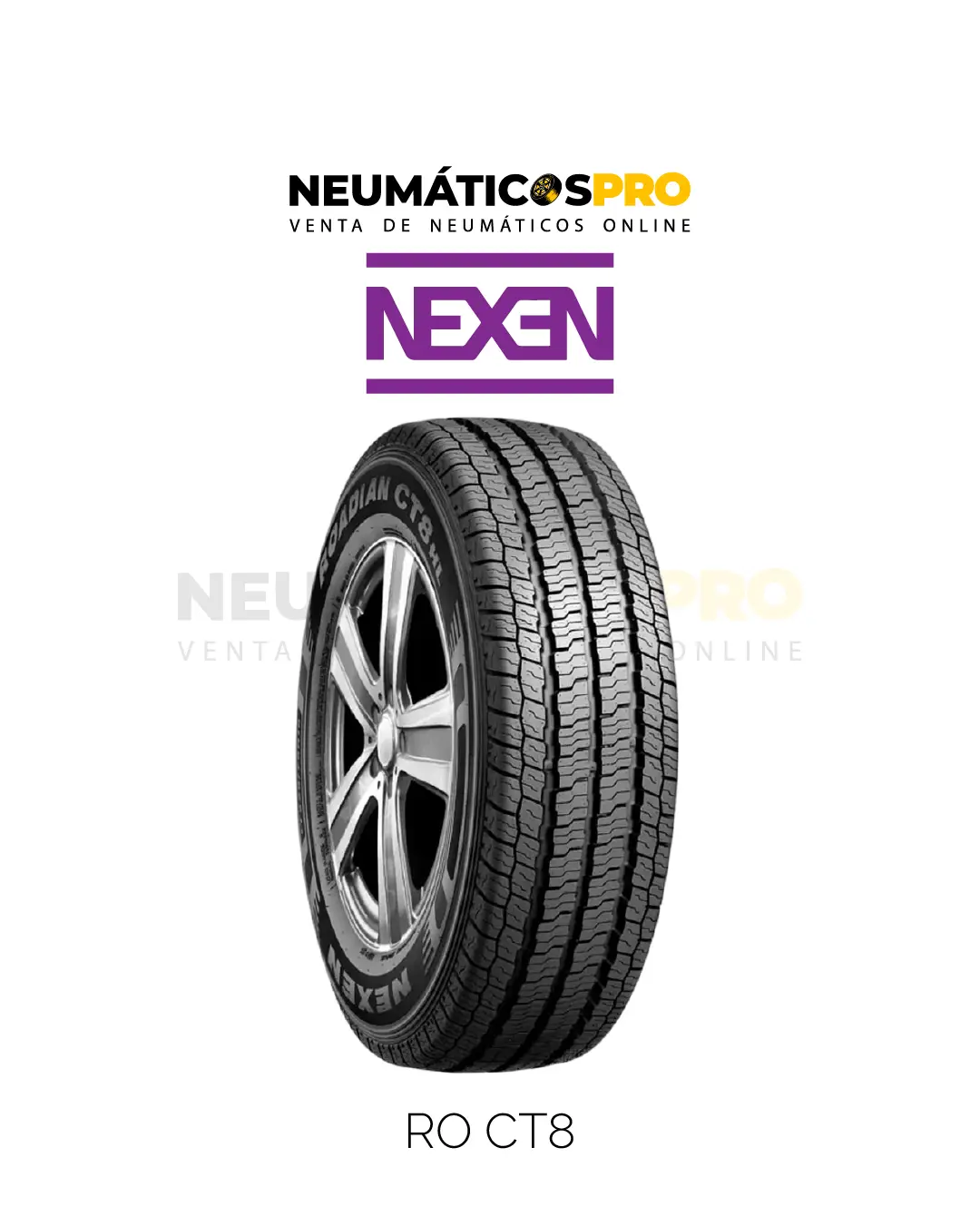 NEUMATICOS 185R14C NEXEN 8PR MODEL ROADIAN CARGA CT8 UNIDAD
