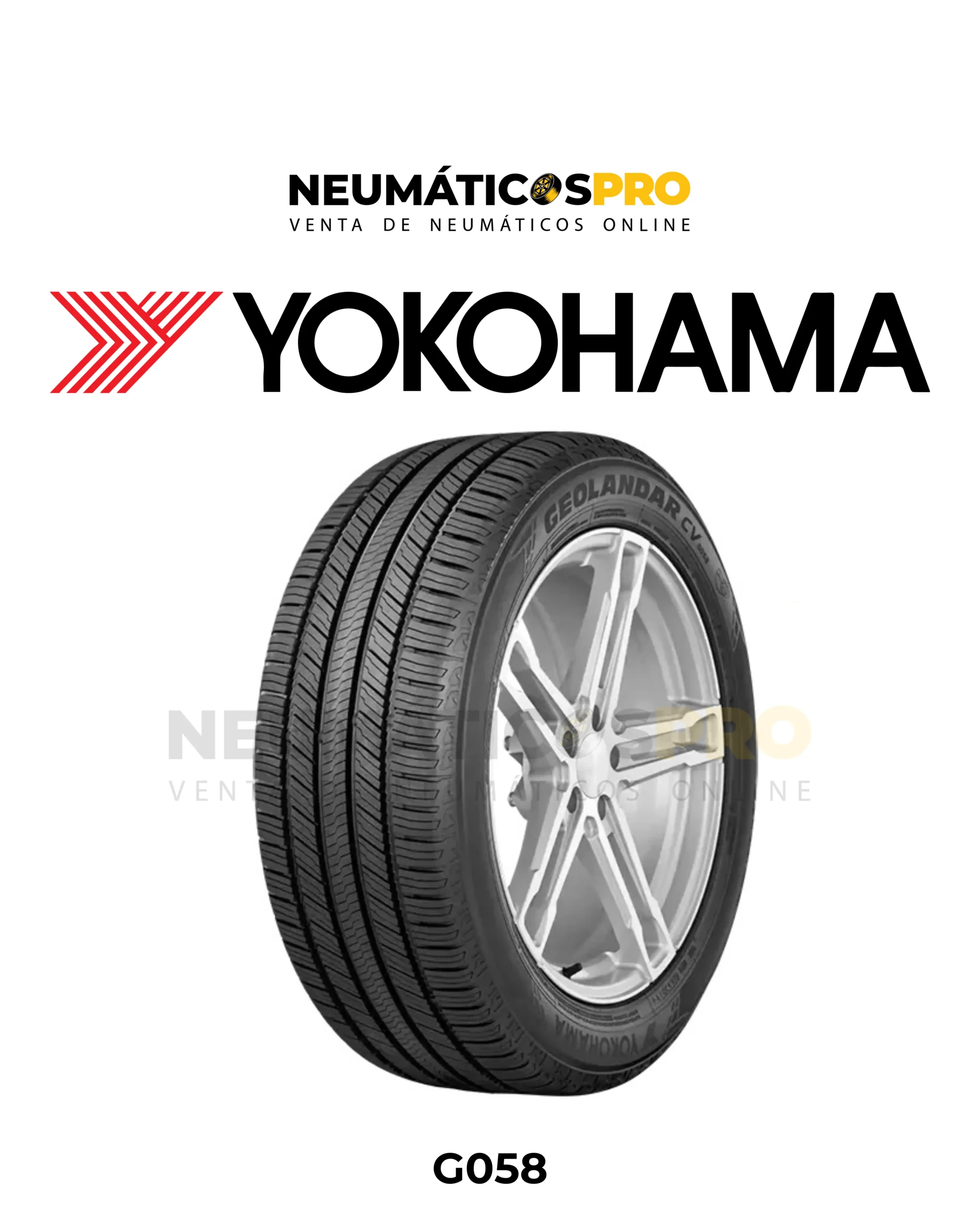 NEUMATICOS 235/60R16 G058 100V TL YOKOHAMA UNIDAD