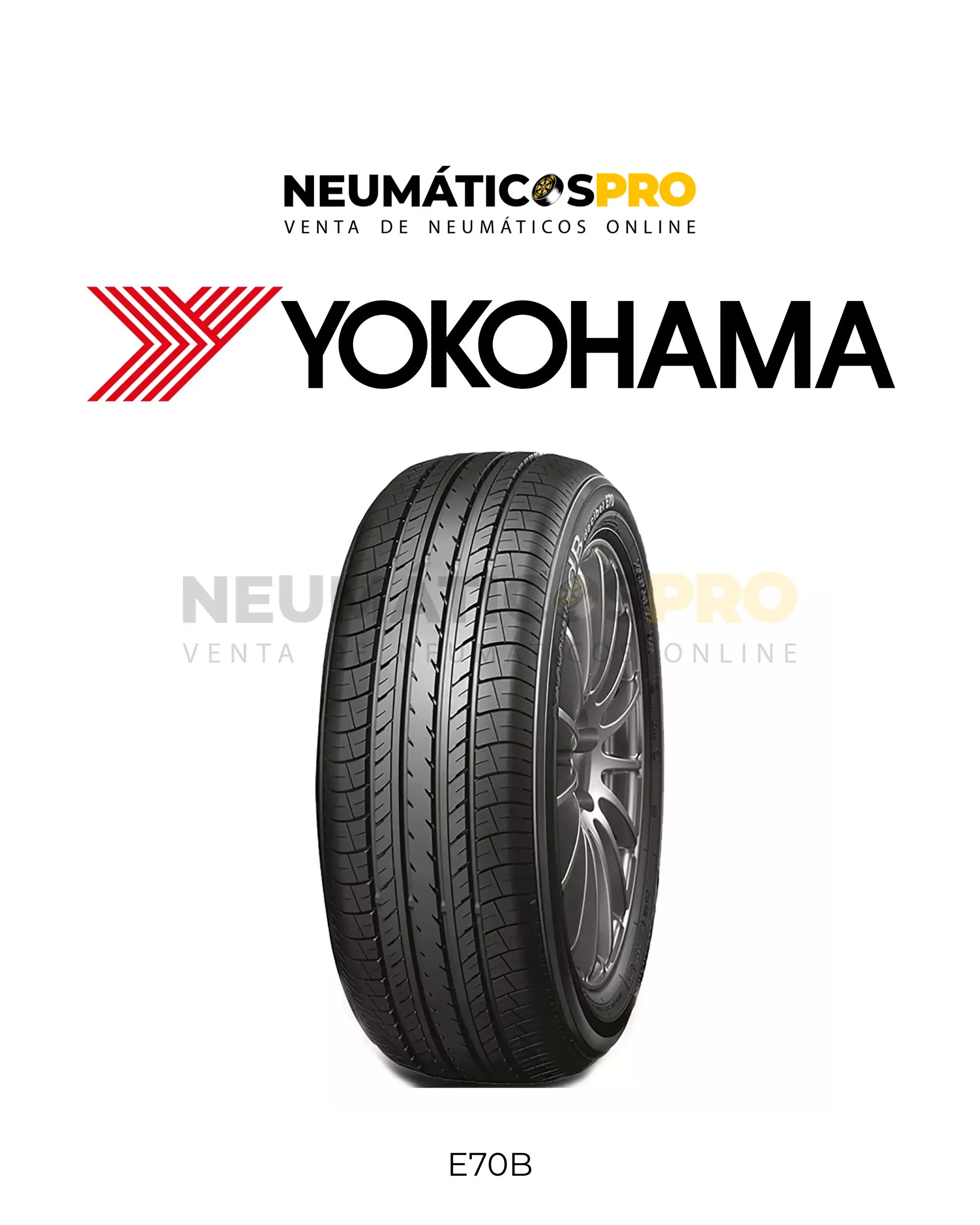 NEUMATICOS 225/55 R 18 E70B 98V TL YOKOHAMA UNIDAD
