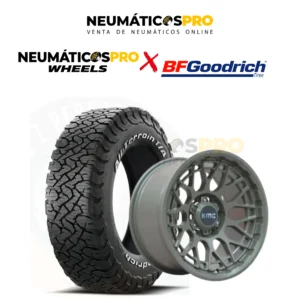 OFERTA 4 LLANTAS WHEELS ARO 17 APERNADURA 6X139 9 PULGADA OFFSET 0 + 4 NEUMATICOS 265/70R17 BF GOODRICH K03