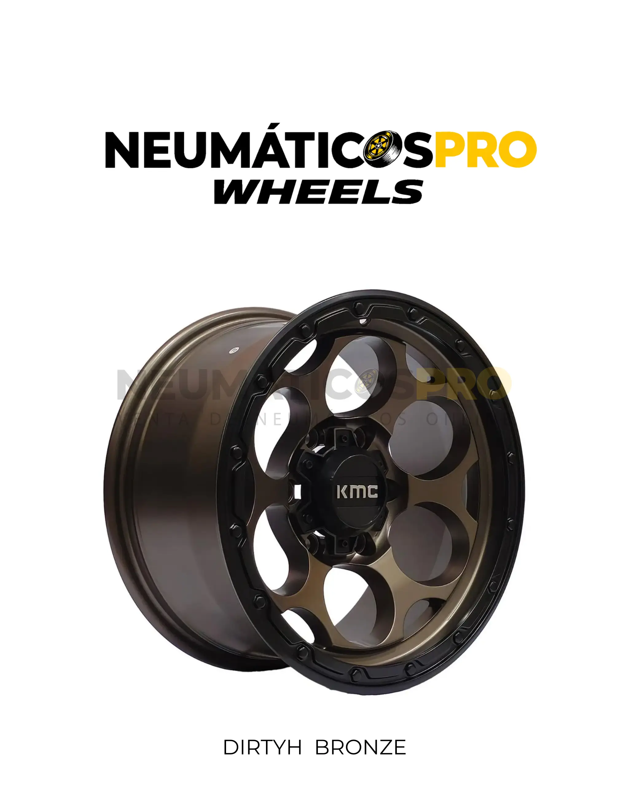 LLANTAS OFF-ROAD IMITACION DIRTYH MBrnz-LMB 17x9" 6x139 OFFSET 0 JUEGO
