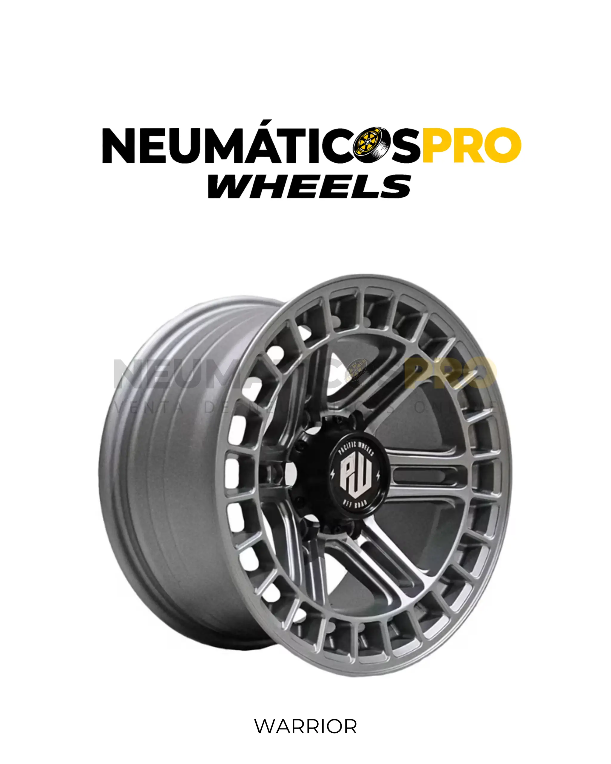 LLANTAS OFF-ROAD IMITACION WARRIOR MG 17x9" 6x139 OFFSET 0 JUEGO